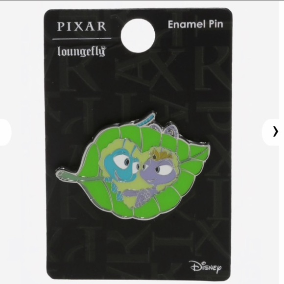 LOUNGEFLY DISNEY PIXAR A Bug’s Life MINI BACKPACK, CARDHOLDER & ENAMEL PINS! - Picture 8 of 13